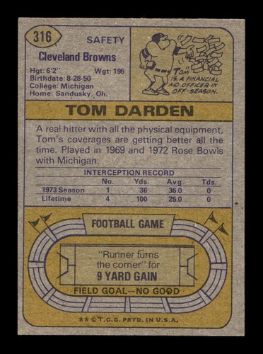 1974 Topps Football 301-528 EX/EX-MT Pick From List All PICTURED ss1 - Picture 23 of 279