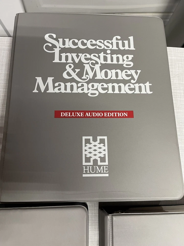 HUME Successful Investing Money Management THE MONEY COURSE Binder and Audio SET - Image 3 of 4