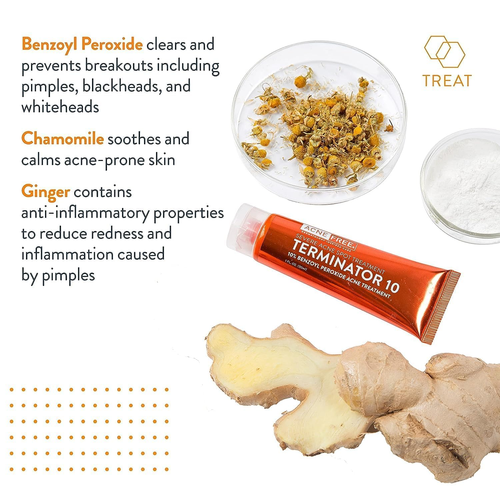 Terminator 10 Acne Spot Treatment with Benzoyl Peroxide 10% Maximum Strength ... - Picture 5 of 9