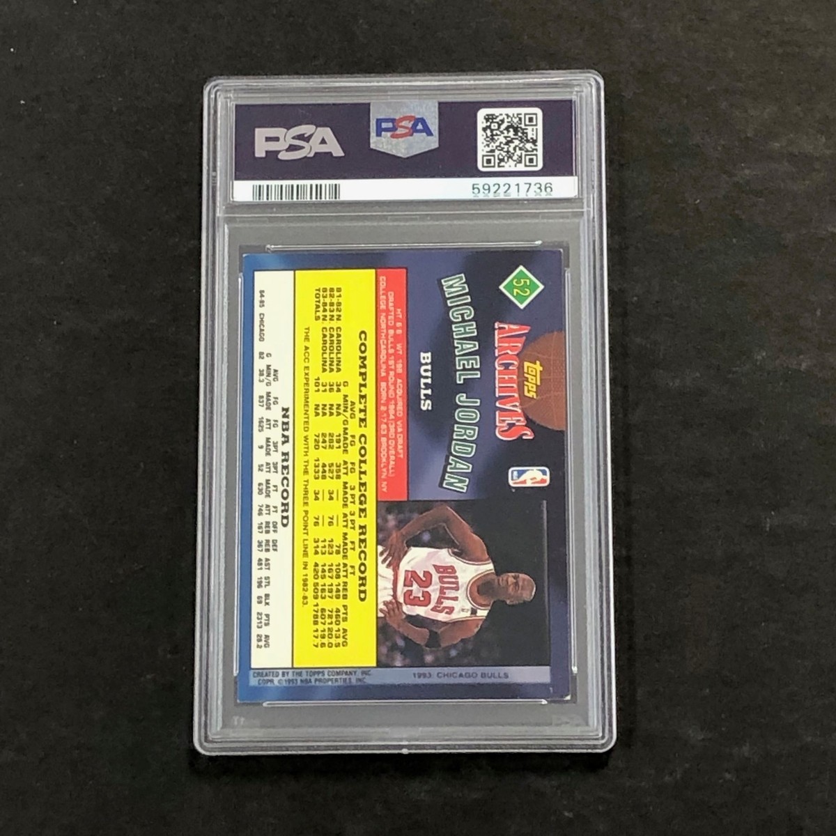 1992 Topps Archives #52 Michael Jordan PSA 6 EX-MT Bulls | eBay