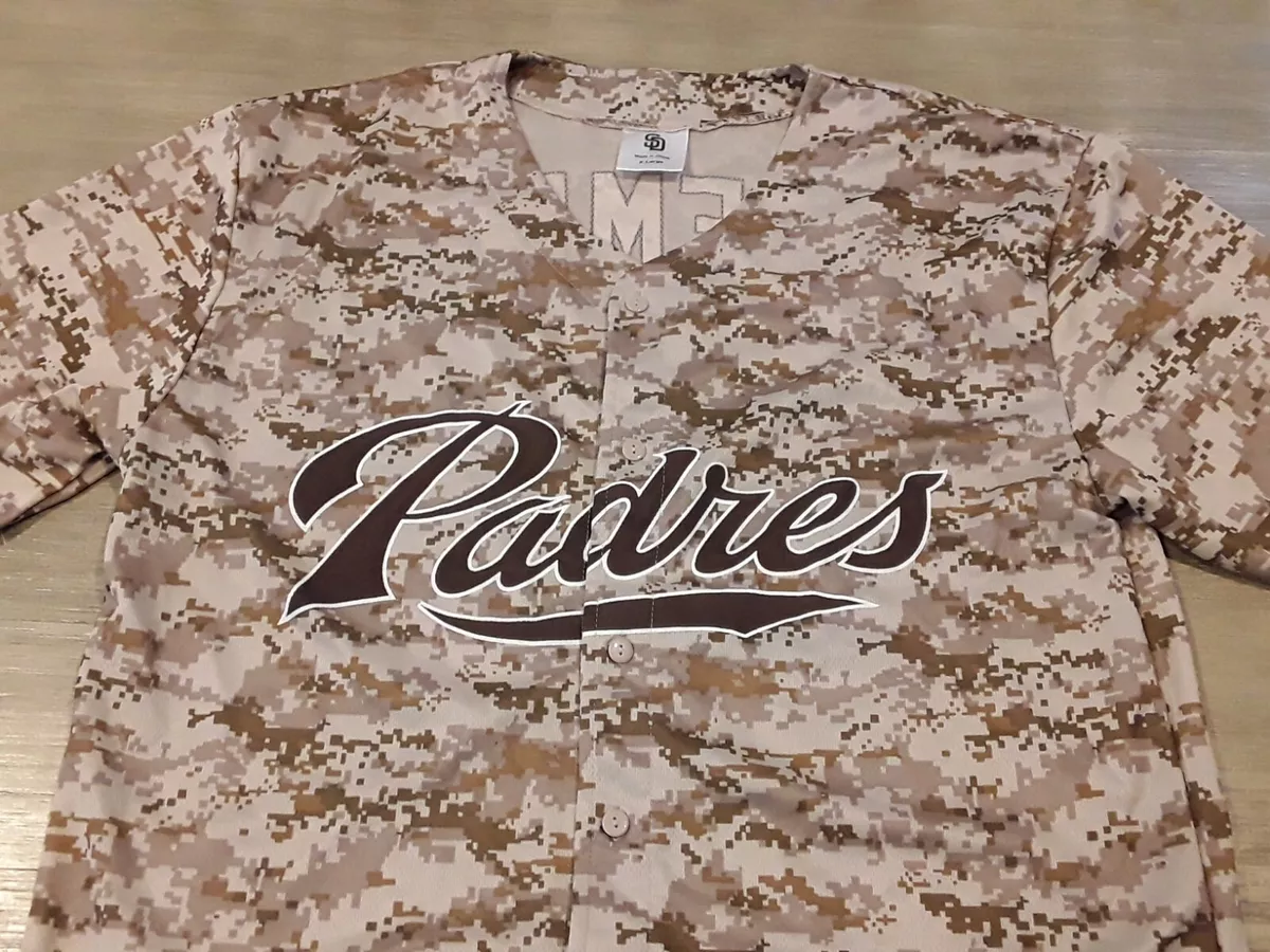 Rare MLB San Diego Padres Baseball MATT KEMP #27 Camo SGA Jersey Shirt Sz  XL