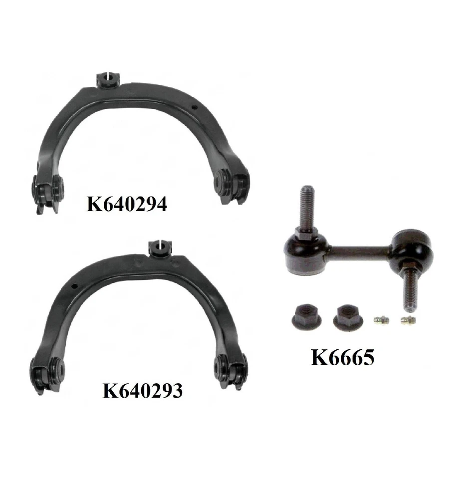 Brazos de control superiores delanteros izquierdo y derecho barra estabilizadora 3 piezas aptos para ISUZU ASCENDER 2003 Foto 2 de 4