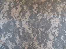 Military Camouflage Fabric by the Yard, Woodland Pattern, Tear Resistant