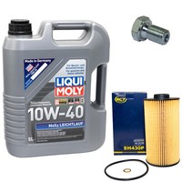 MotoröL ÖLfilter SH430P 10W40 5 Liter + ÖLablassschraube FüR BMW 5Er E34 8Er E31