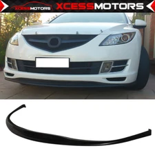 Fits 09-11 Mazda 6 JDM Style Front Bumper Lip Spoiler Splitter Unpainted PU