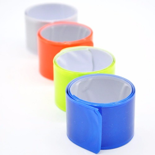 4 x Fahrrad Reflektorband Sicherheit Snap Arm Bein band Hosenband Gürtel Jogger - Bild 5 von 6