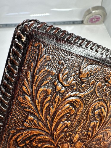 Spanish Leather Art Passport Wallet By J. De Pablo Blanco Tooled In Spain - Picture 17 of 23