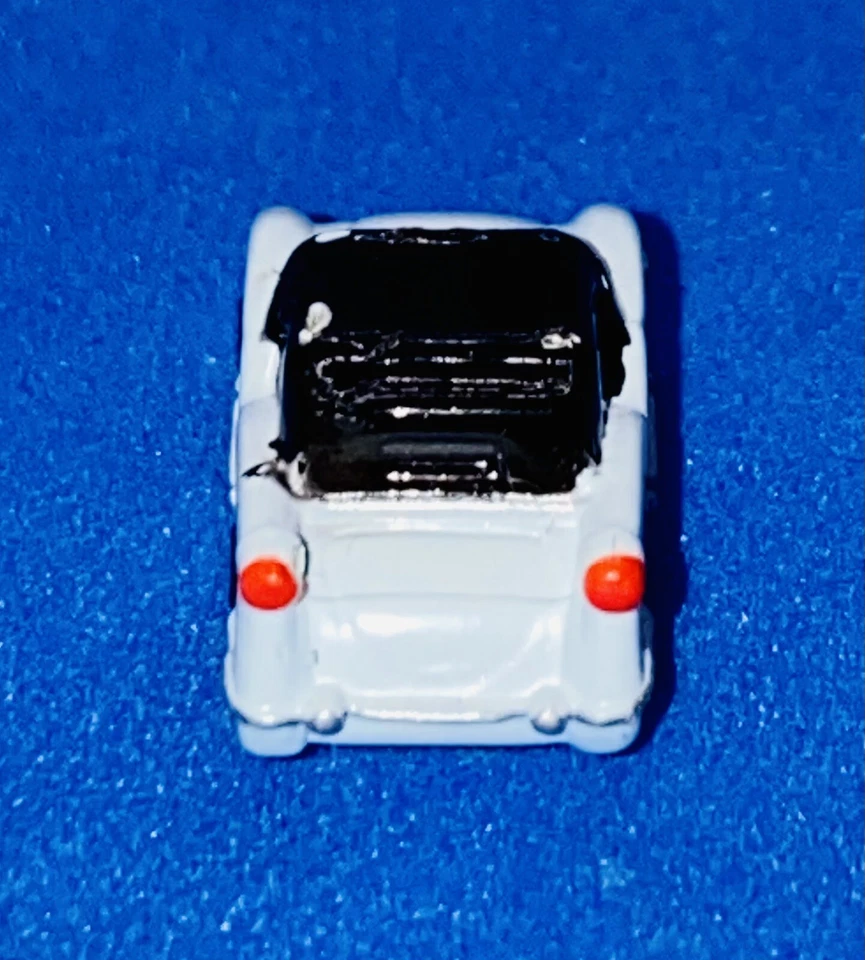 Micro Máquinas Ultrapequeñas Insiders Mini Blanco '55 Chevy Corvette RARO Galoob '90 Foto 4 de 4