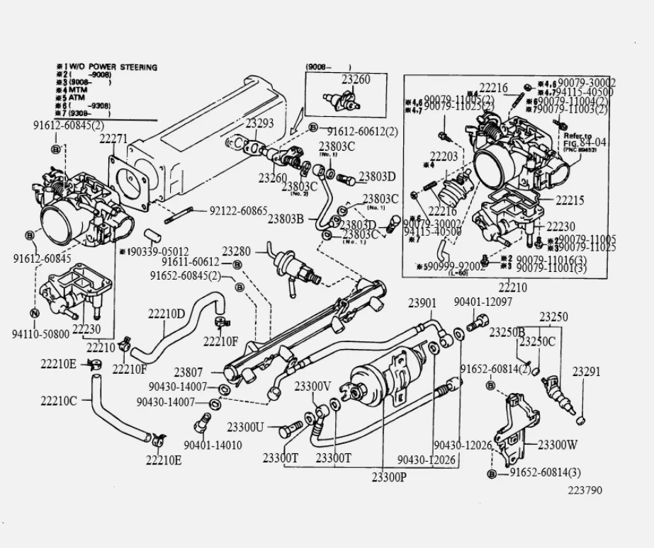 Filtro de combustible genuino Toyota 23300-39035 Foto 2 de 2
