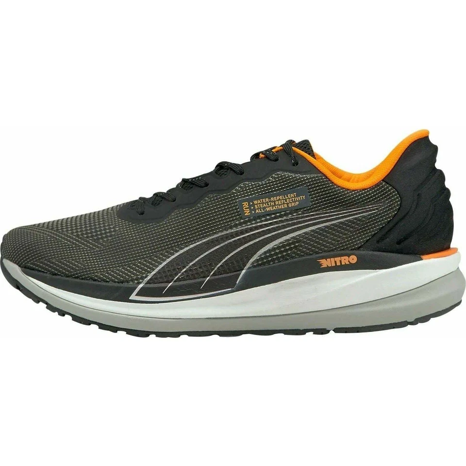 Scarpe da corsa uomo Puma Magnify Nitro WTR nere ammortizzate comode scarpe da ginnastica running
