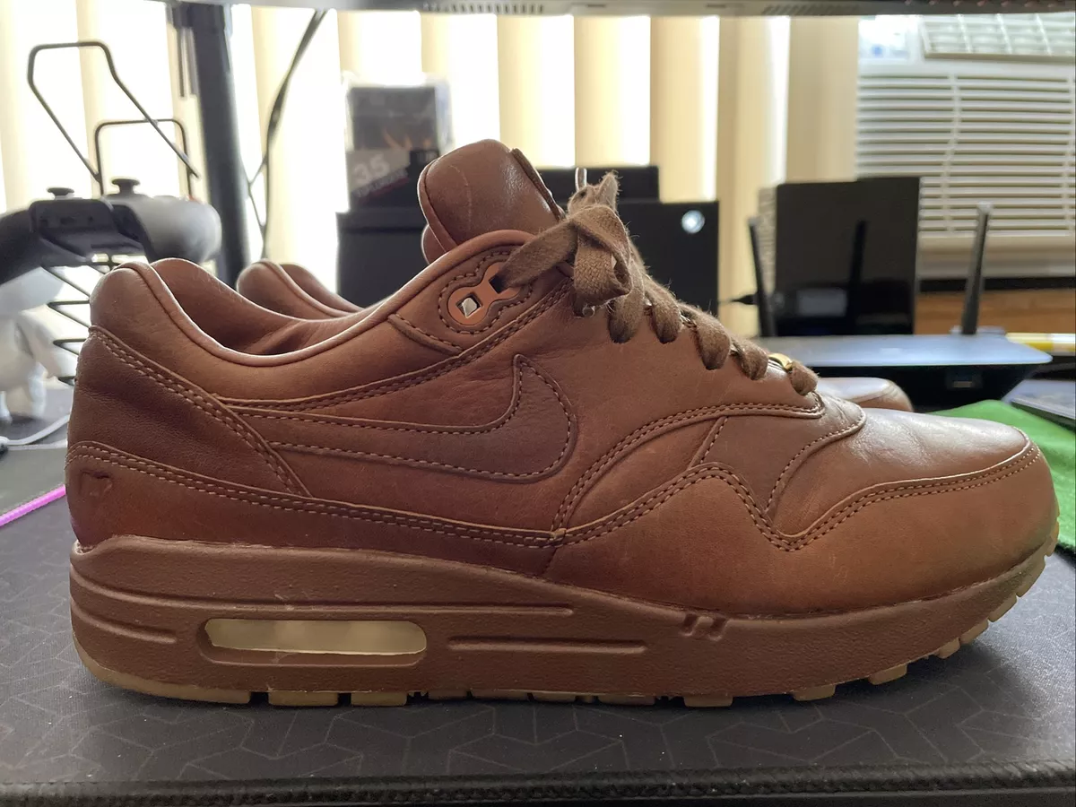 overtuigen Politie Moskee VTG 2016 NIKE AIR MAX 1 iD Size 10w WILL LEATHER GOODS OG HAZELNUT No Box  RARE | eBay