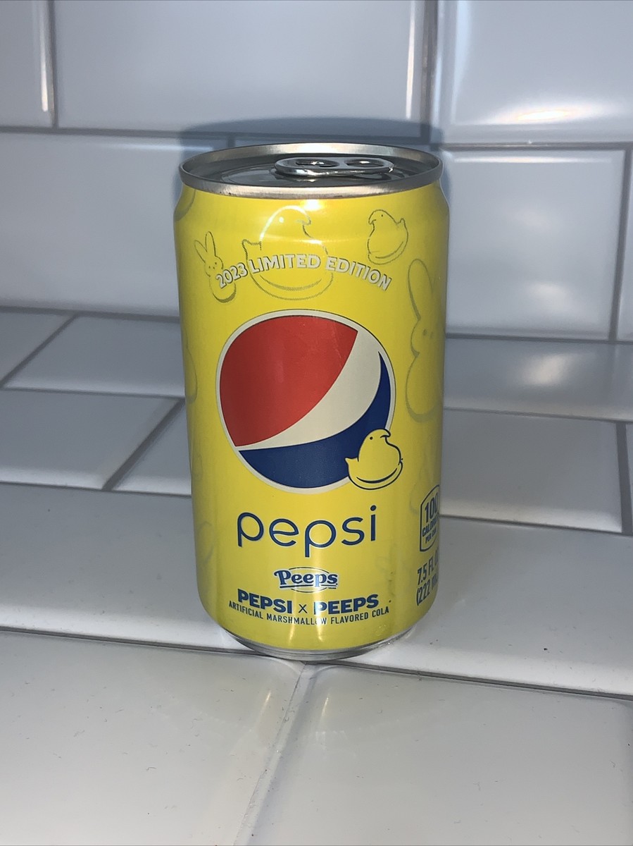 Pepsi X Peeps Marshmallow Flavor One Can Limited Edition