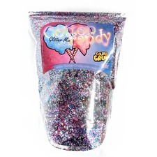 NEW Bulk COTTON CANDY Near Pound (15 oz) Large .030 Glitter Mix Resealable Bag