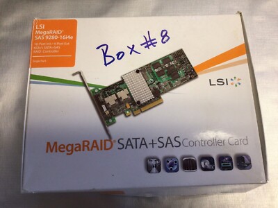 LSI MegaRAID MR SAS 9280-16i4e PCIe RAID Controller L3-25243-21D NOS