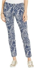 NWT Lilly Pulitzer Kelly Knit Skinny Ankle Pants High Tide Navy By Land Size 0