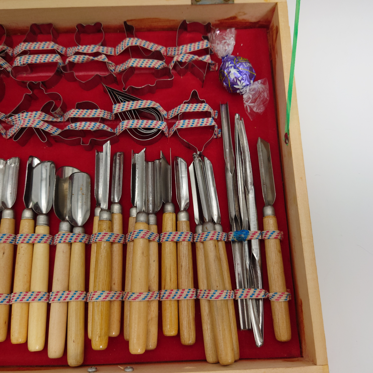 Shipindiaokedao 80 Vegetable / Fruit Carving Tools w/ Wooden Case