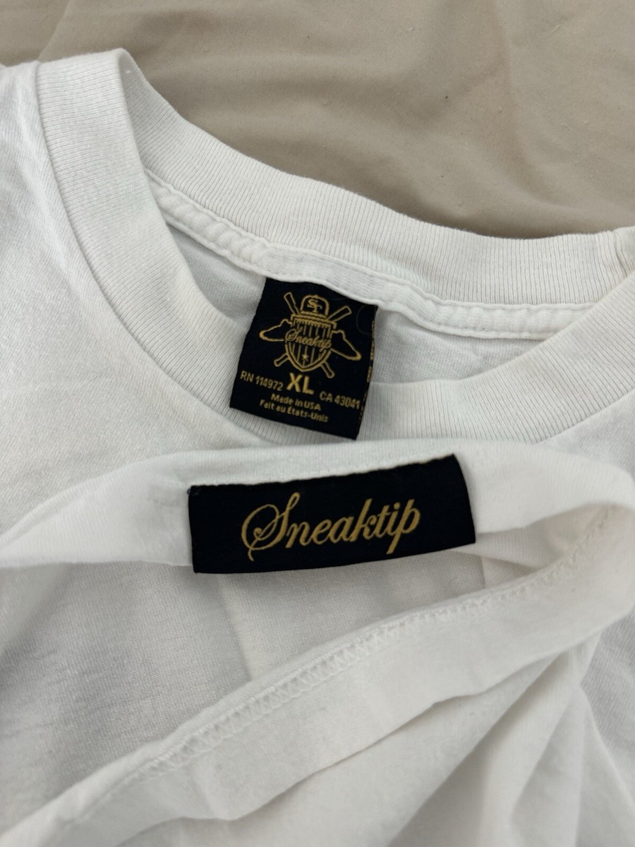 Sneakertip Sneaker Boosters T Shirt Mens Size XL White Vintage Nyc