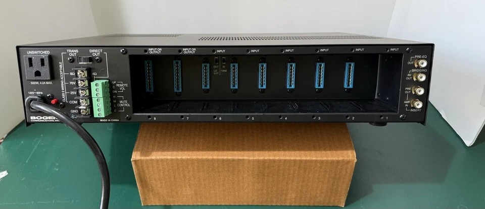 Bogen Power Vector V100 Amplifier - 100 W RMS - Black (V100) - Image 3 of 4