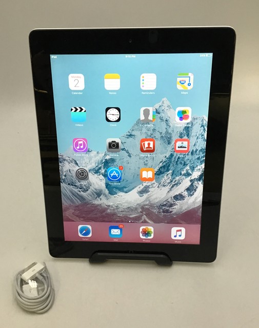 Black Apple iPad 2, 9.7", 16 GB, WiFi, Model A1395 2nd generation see