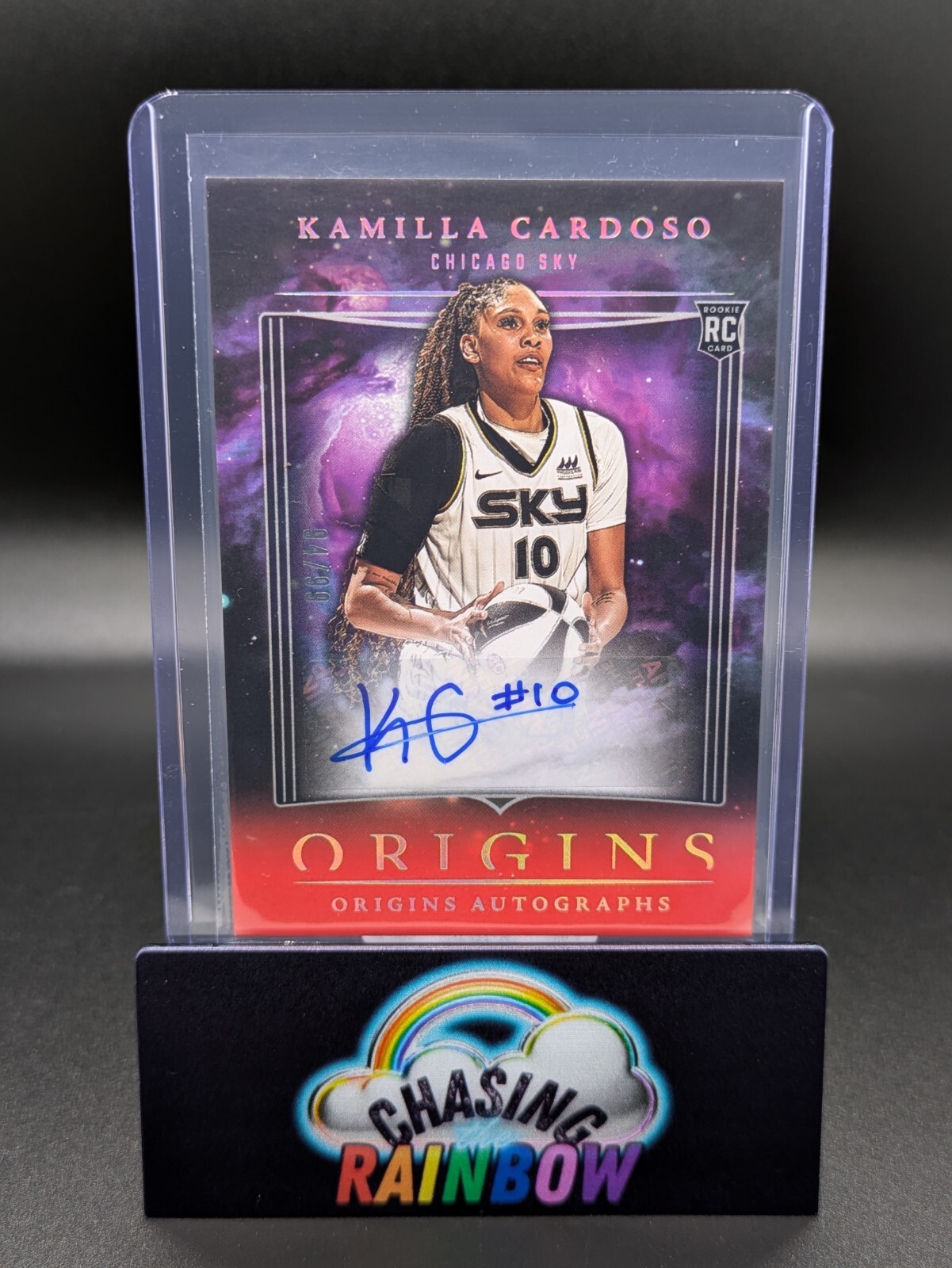 2024 WNBA Origins Kamilla Cardoso Rookie RC #OA-KC Origins Autograph RED /99