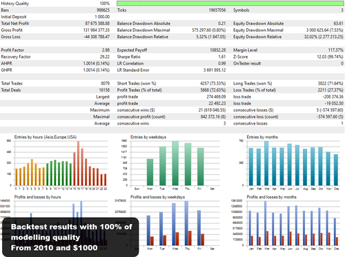 Boring Pips MT4 Forex EA Robot Metatrader Latest v4.3 with unlimited licence! - Afbeelding 4 van 10