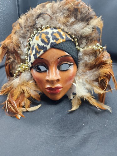 Vintage Mardi Gras Décor Clay Mask ~ Different Variations Available! - Picture 61 of 75
