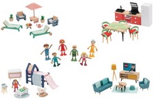 lupilu Puppenhaus Möbel Set - Garten / Küche / Kinderzimmer / Wohnzimmer / Puppe