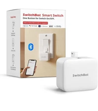 SwitchBot Smart Switch Button Pusher - No Wiring Wireless App or Timer Control