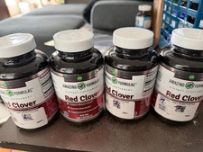 4 pk  LOT  Amazing Formulas Red Clover Supplement | 430 Mg/svg | 180 Ct 04/26