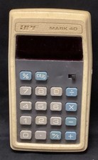 Vintage APF Mark 40 Electronic Calculator Works Great