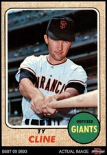 1968 Topps #469 Ty Cline Giants 7 - NM
