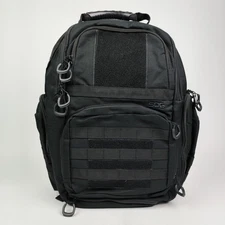 SOG 3 Pistol Range Backpack W/3 Gun Cases Tactical Heavy Duty Black (Used)