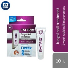 Emtrix Nail Fungus Treatment 10ml Nail Infection Care for Toenails 1 Week Effect