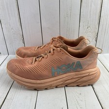 Hoka One One Rincon 3 Coral Peach Athletic Running Shoes Women  s Size 9 B