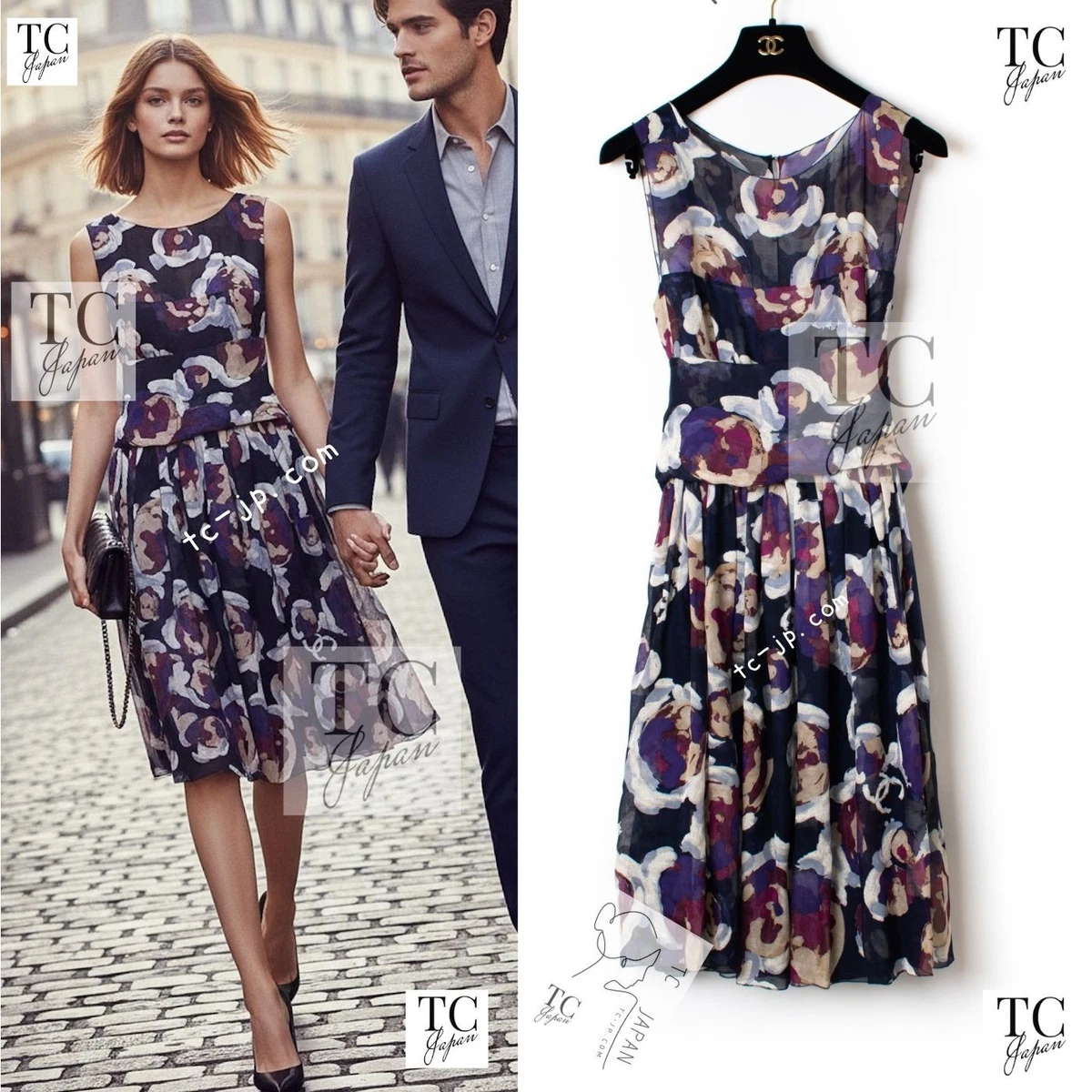 CHANEL Silk Floral Dresses for Women for sale | eBay