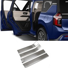 Tapicería de placa de umbral de puerta interior para Nissan Armada/Infiniti QX80 2025 2026