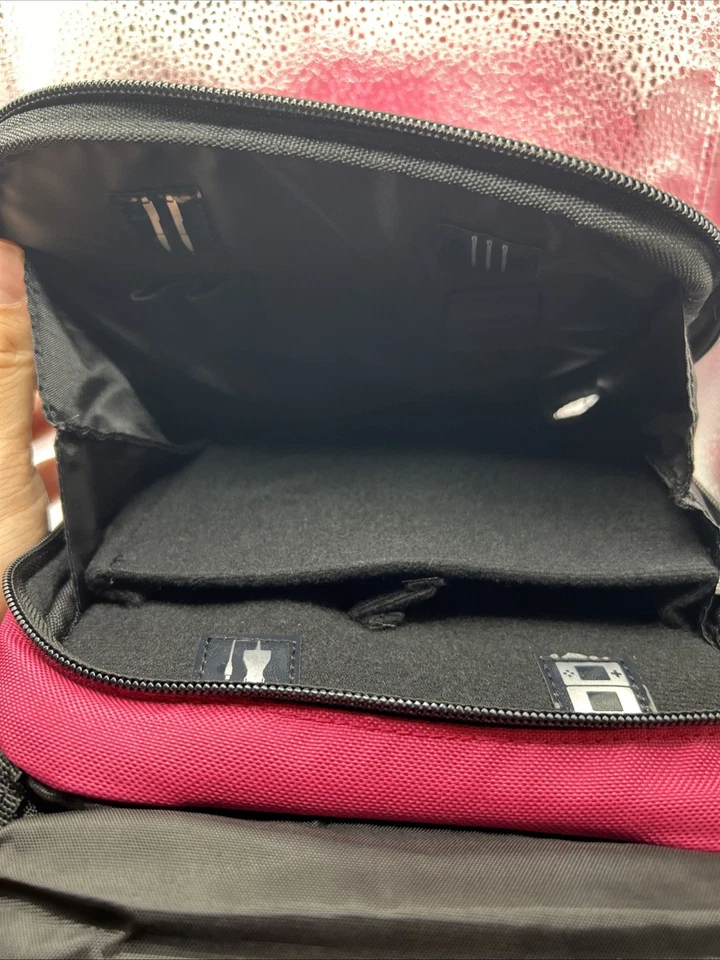 Nintendo DS 3DS Rosa Bolso de Viaje de Hombro Estuche de Transporte Sin Correa Foto 4 de 4