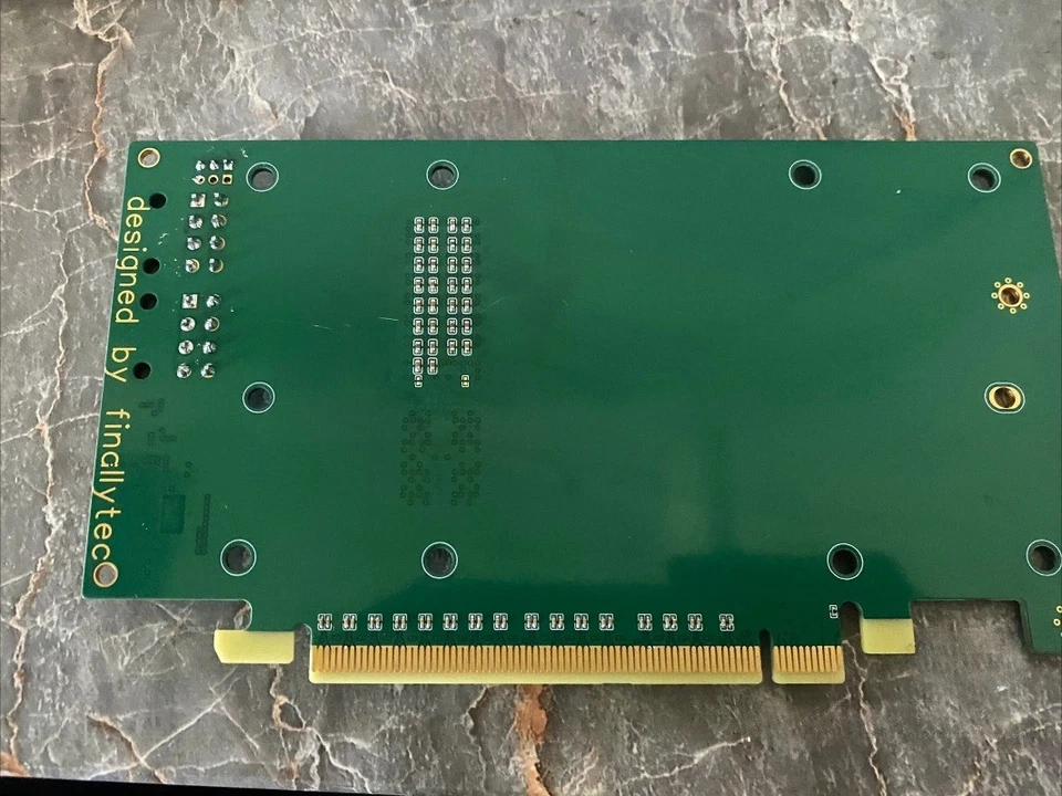 SXM2 To PCIE Adapter Board Supports Nvidia Tesla P100 V100 16GB 32GB w/bracket - Image 2 of 4