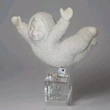 VTG Dept 56 Snowbabies Figure Figurine JUMPING FOR JOY #69036 Retired 1999