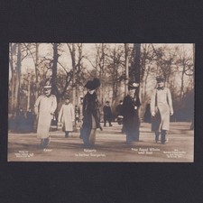 GERMANY 1907, Postcard, Emperor, Empress & Prince August Wilhelm with bride Used
