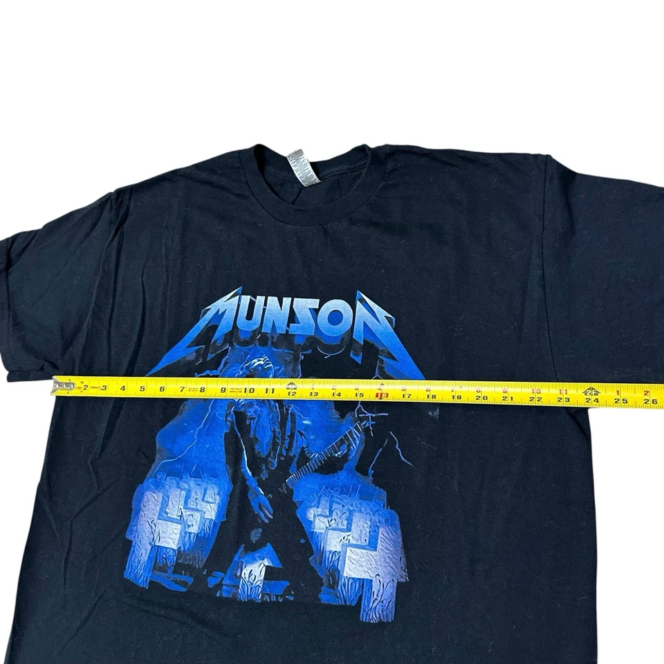 Camiseta Negra Guitarra Stranger Things Eddie Munson The Freak XL Foto 4 de 4