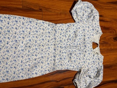 forever 21 blue and white floral dress Lace-Trim Satin Floral Maxi Dress main image 1