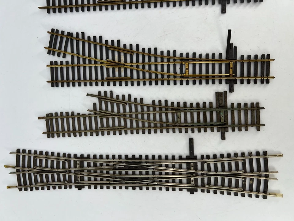 Shinohara HO Scale Lot of (4) Switch Right Track/Double Slip Good Condition - Image 3 of 4