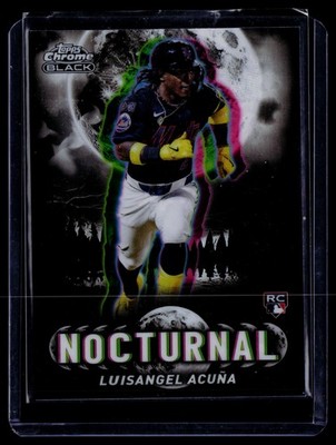 Luisangel Acuna 2025 Topps Chrome Black Nocturnal Card #NOC-33