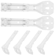  6 pièces Rail de rideau Support en métal Plafond Rideau Code d'installation