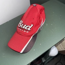 Vintage 2003 Bud Racing Hat Front  Logo One size fits all Nascar Flaw
