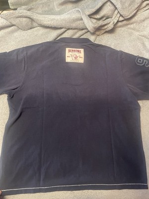 Supreme True Religion Polo Navy | eBay