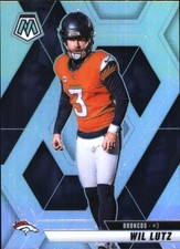 2025 Panini Mosaic Wil Lutz Silver #151 Denver Broncos FREE SHIPPING
