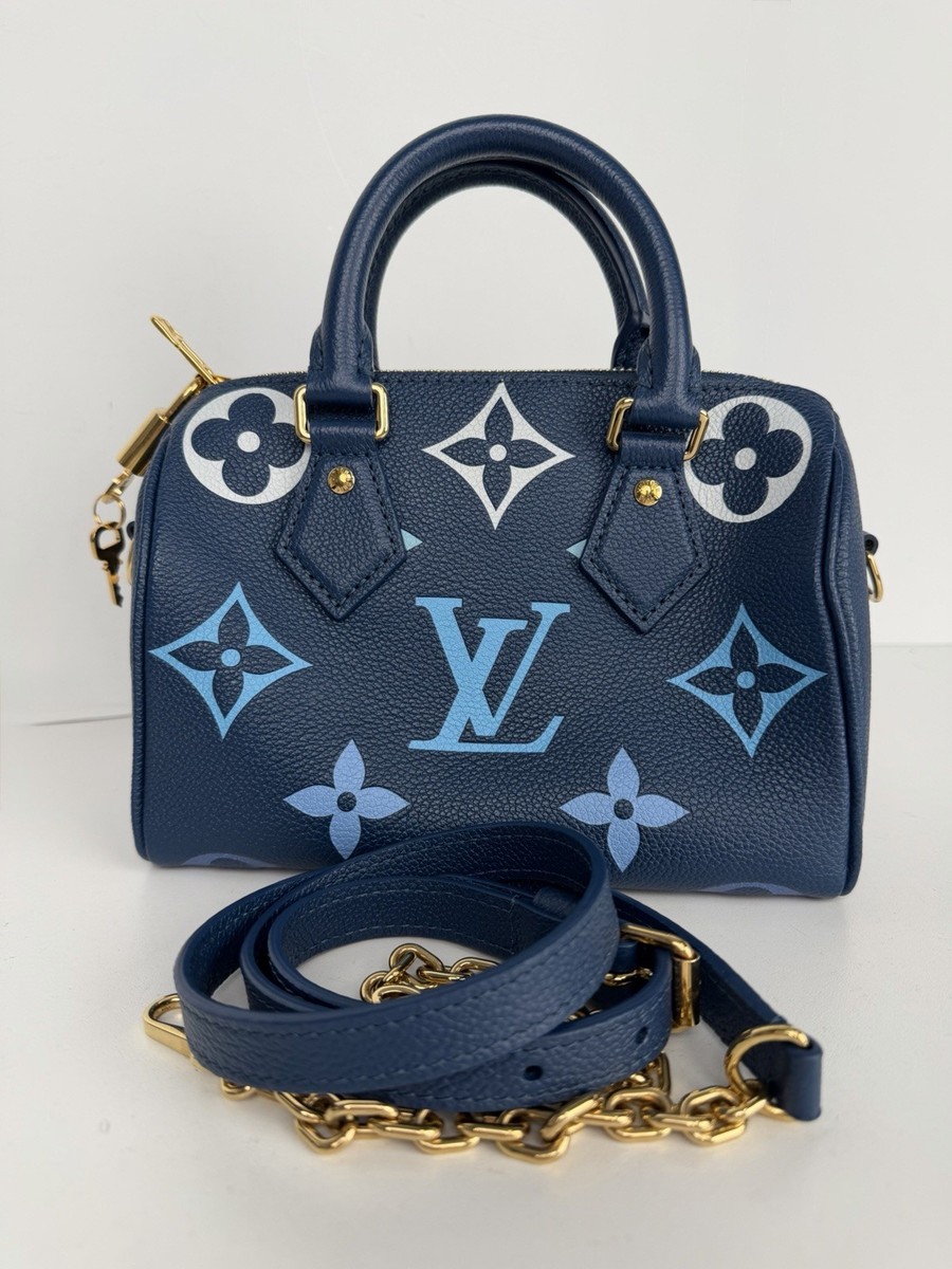 Louis Vuitton Speedy Bandouliere 20 in Degrade Blue Monogram