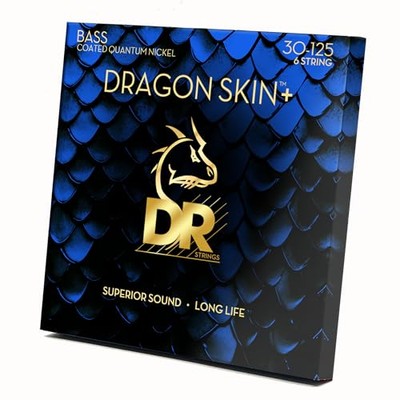 DRAGON SKIN+ - Coated Quantum Nickel Bass Strings   DBQ6-30   Superior Sound